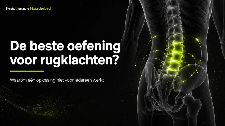 De “beste” oefening voor rugklachten?