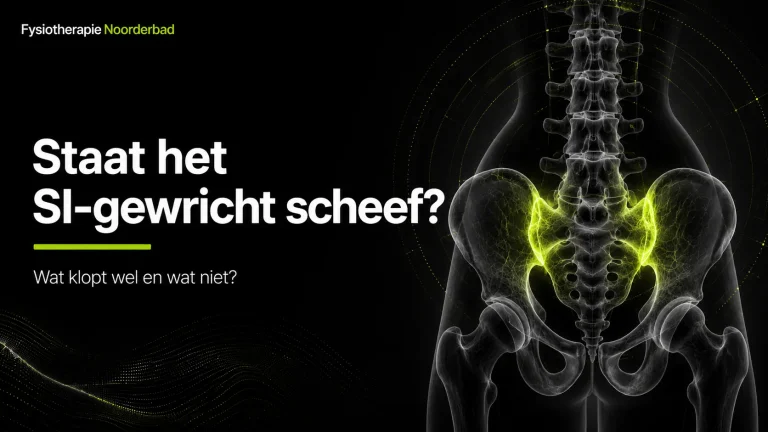 Help mijn SI-gewricht staat scheef
